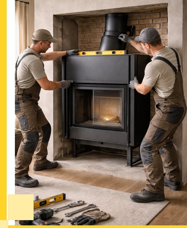 Установка каминных топок в Донском под ключ от 18238 р. | ЭриданДнс