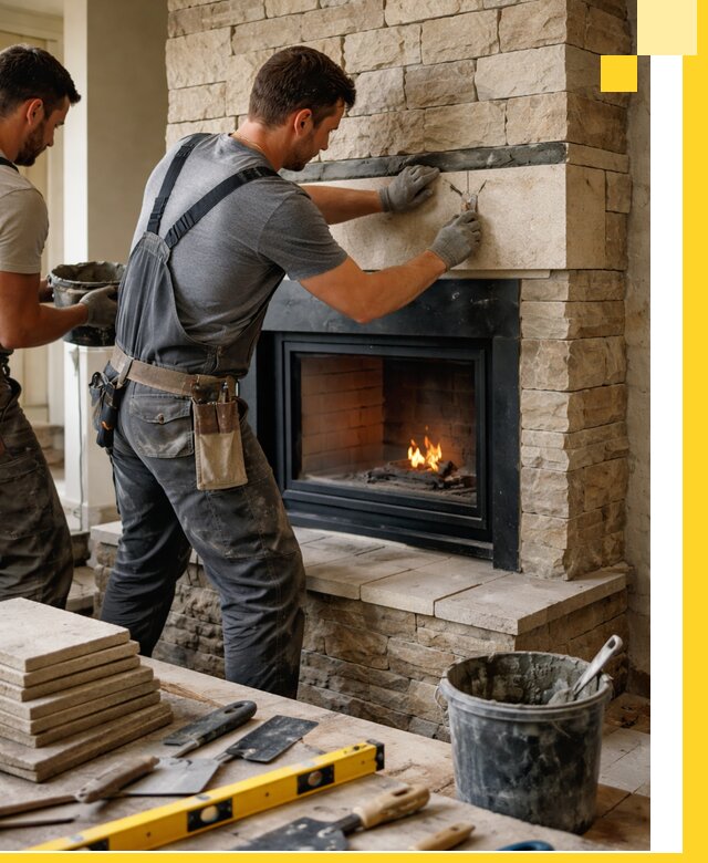 Проектирование и установка открытых каминов в Донском