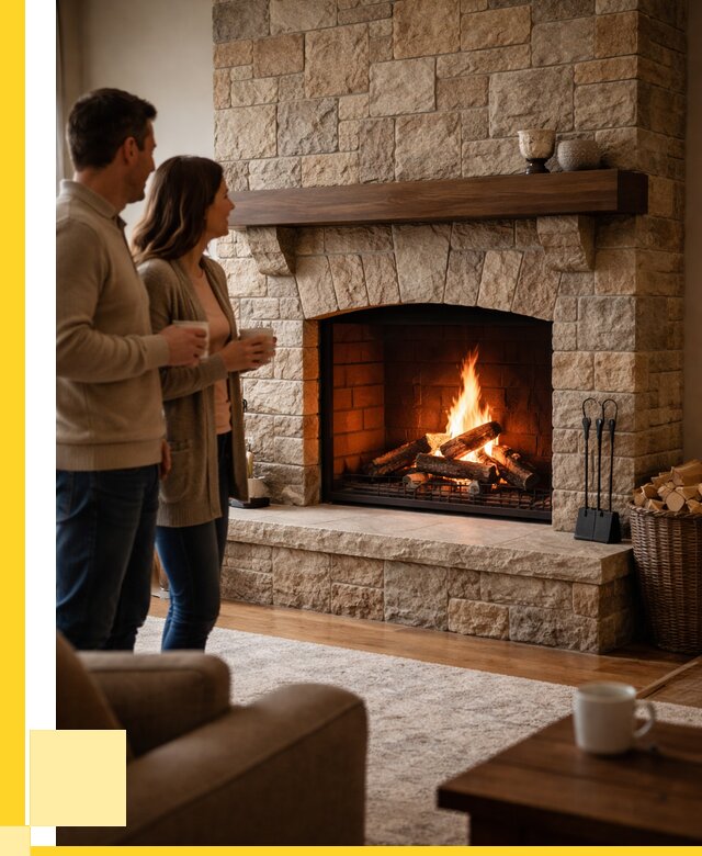 Каменные камины на заказ в Донском от 182376 р. | ЭриданДнс