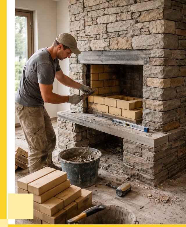 Кладка каминов и камина в Донском от 25330 р. ЭриданДнс