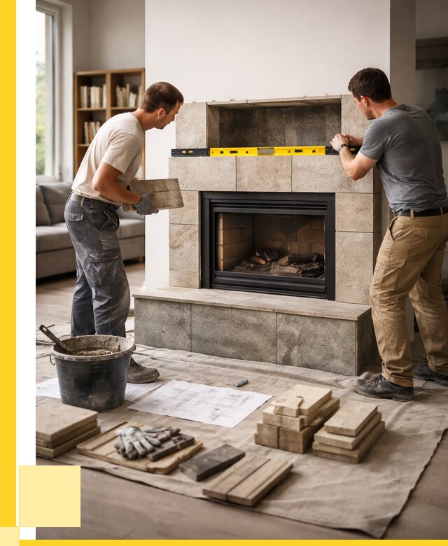 Монтаж каминов и установка в Донском от 45594 р. | ЭриданДнс