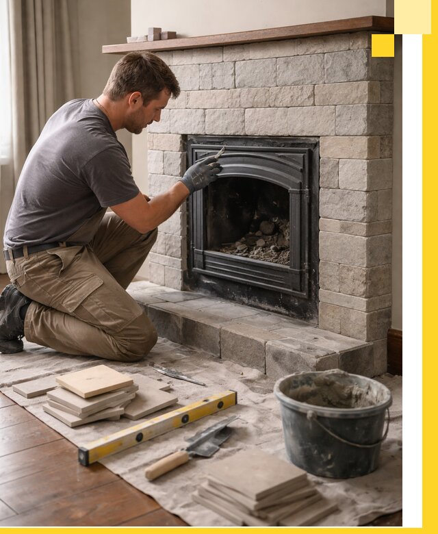 Профессиональный ремонт каминов в Донском восстановление и сервис