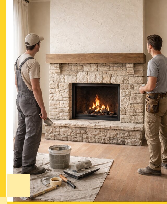 Отделка каминов в Донском от 6586 р. под ключ | ЭриданДнс