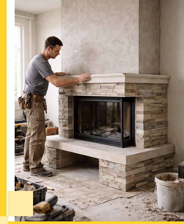 Изготовление каминов под ключ в Донском от 151980 р. | ЭриданДнс