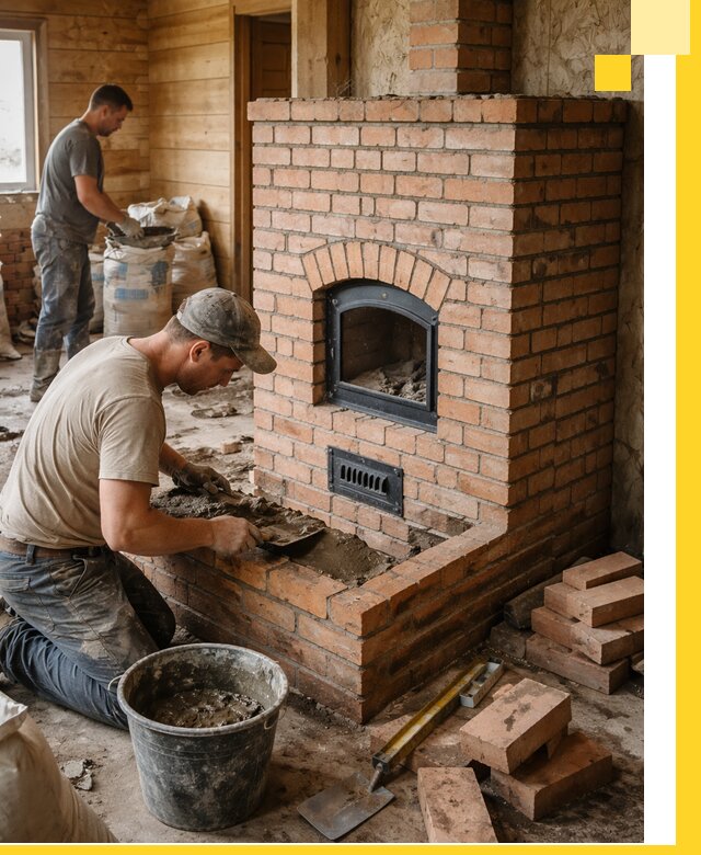 Профессиональное строительство печей в Донском под ключ