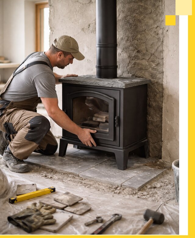 Профессиональный монтаж печей и каминов в Донском под ключ