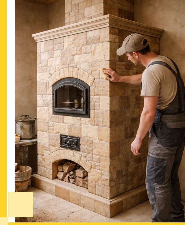 Облицовка печей в Донском от 4559 р. под ключ | ЭриданДнс