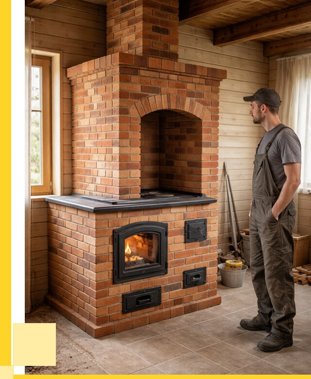 Кирпичные печи в Донском: купить от 151980 р. | ЭриданДнс