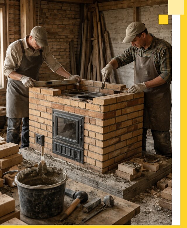 Изготовление и установка варочных печей под ключ в Донском