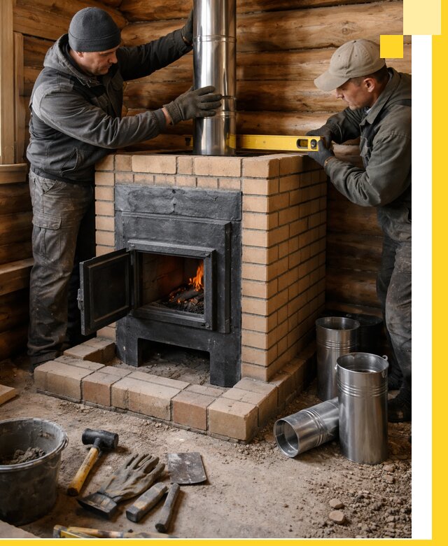 Проектирование, изготовление и установка банных печей в Донском