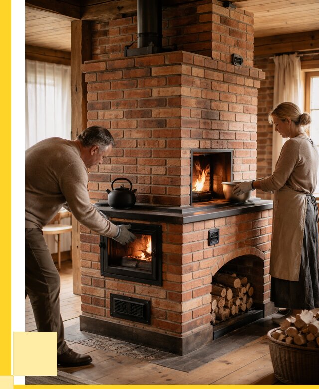 Печи для загородного дома под ключ в Донском от 81056 р. | ЭриданДнс