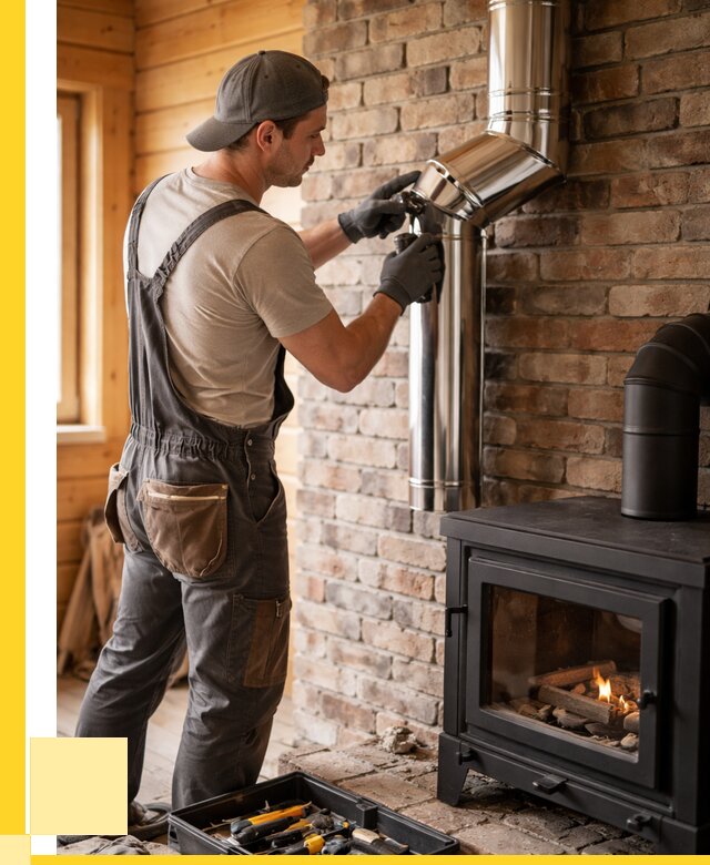 Монтаж дымоходов для печей в Донском от 7599 р. | ЭриданДнс