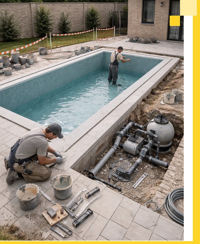 Строительство бассейнов под ключ в Донском: проекты и монтаж