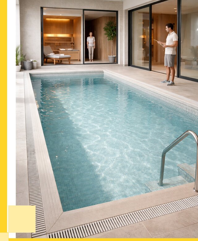 Отделка бассейна пленкой ПВХ в Донском от 3546 р. - ЭриданДнс