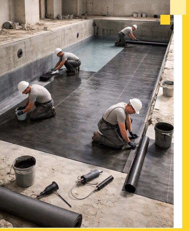 Профессиональная гидроизоляция бассейнов и чаш в Донском под ключ