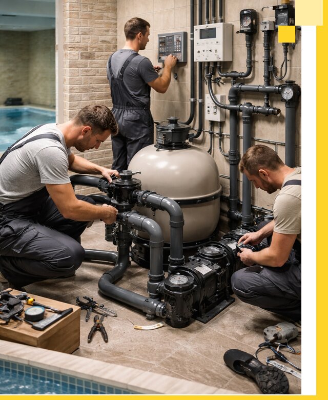 Комплексное оборудование для бассейнов под ключ в Донском