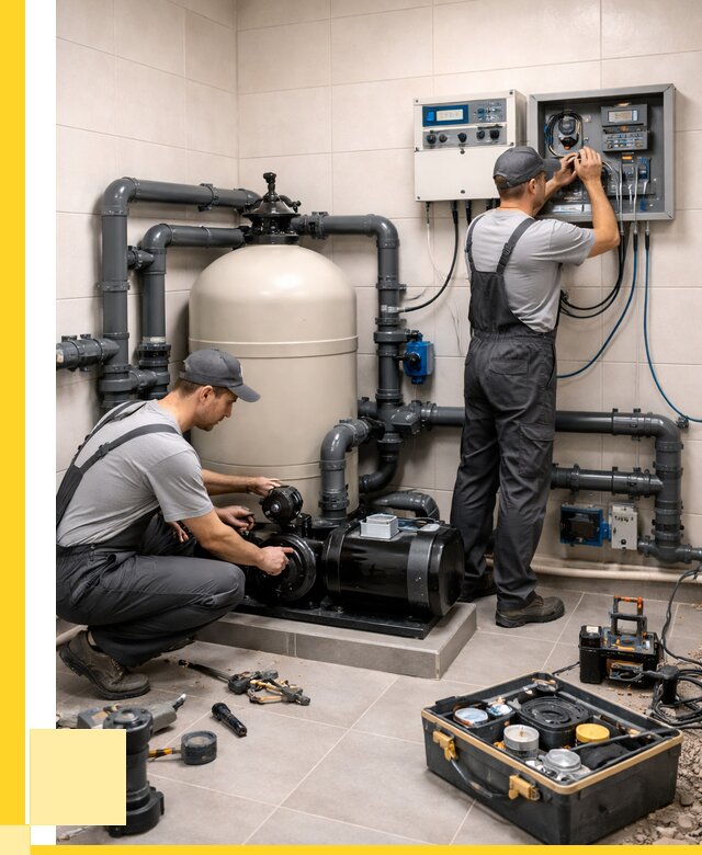 Монтаж оборудования для бассейнов в Донском от 40528 р. | ЭриданДнс