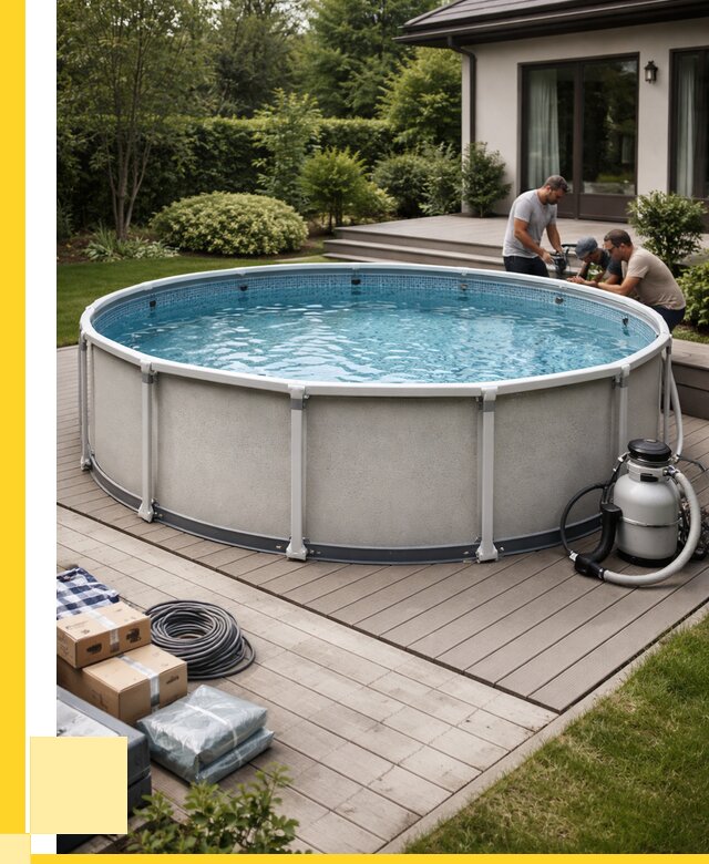 Купить каркасные бассейны в Донском от 45594 р. | ЭриданДнс