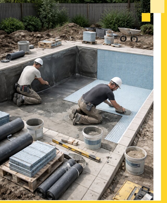 Проектирование и строительство стационарных бассейнов в Донском