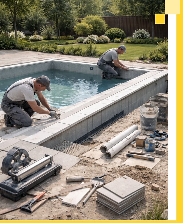 Строительство открытых бассейнов под ключ в Донском профессионально