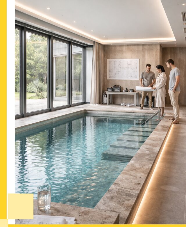 Закрытые бассейны под ключ в Донском от 2533000 р. | ЭриданДнс