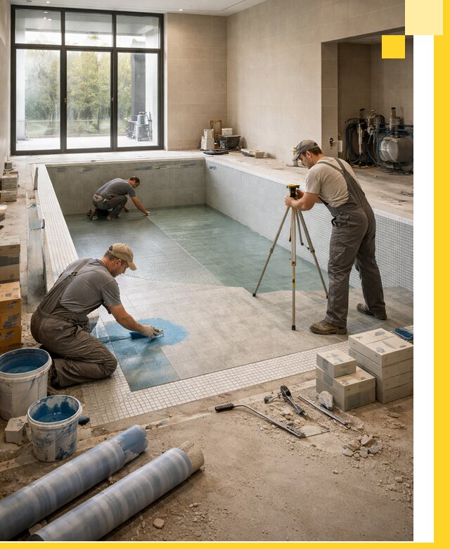 Проект и строительство закрытых бассейнов в Донском под ключ