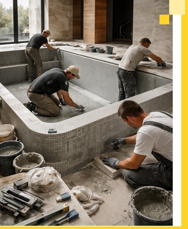 Строительство и установка СПА бассейнов под ключ в Донском