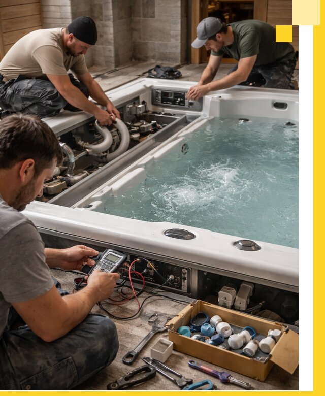 Гидромассажные бассейны под ключ в Донском, дизайн и монтаж