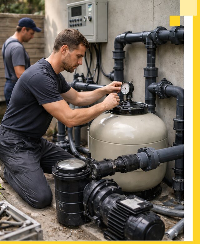 Поставка и монтаж фильтровального оборудования для бассейнов в Донском