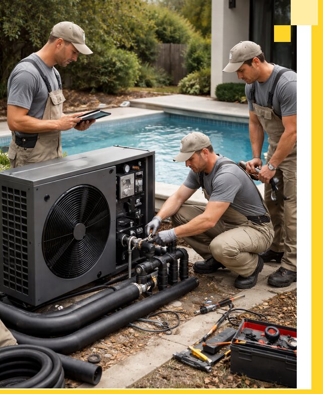 Проектирование и установка тепловых насосов для бассейнов в Донском