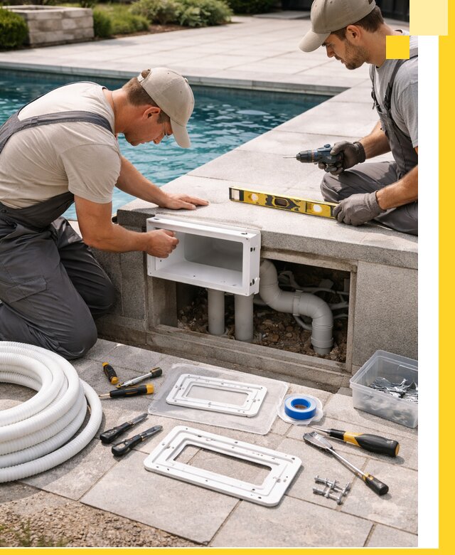 Поставка и установка скиммеров для бассейнов в Донском