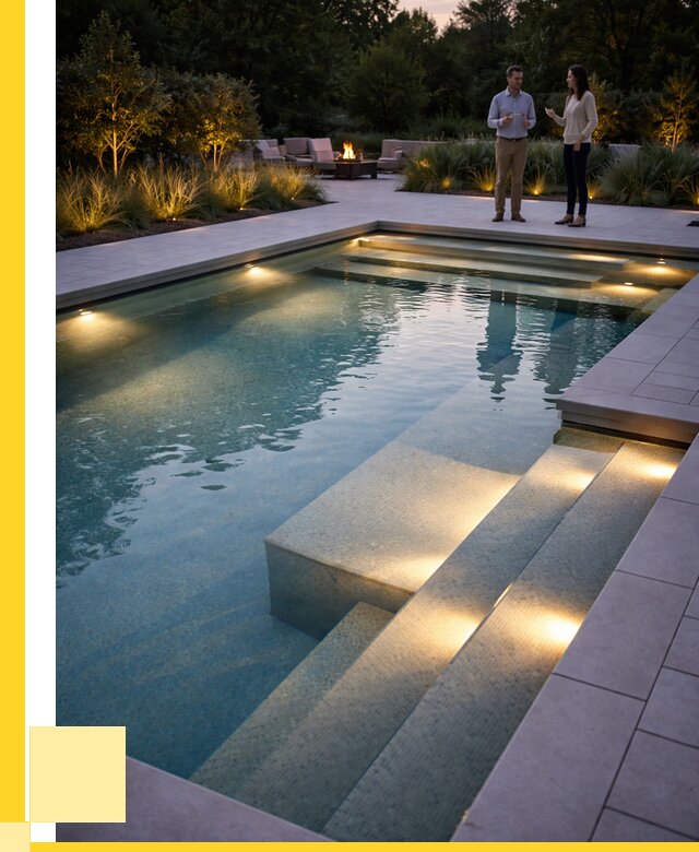 Освещение бассейнов в Донском под ключ от 25330 р. | ЭриданДнс