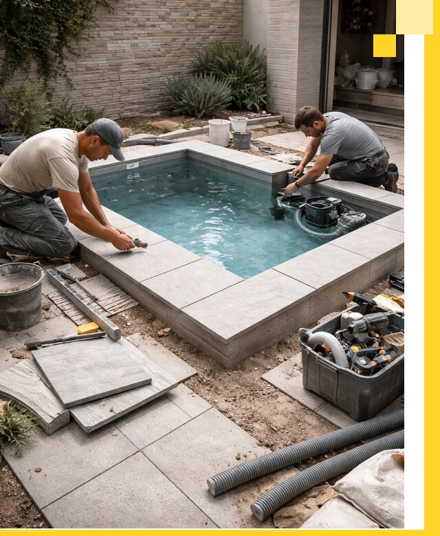 Мини бассейны под ключ в Донском, дизайн и установка