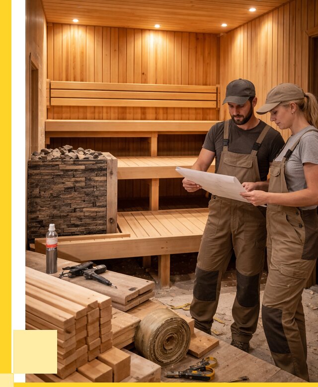 Строительство саун в Донском под ключ от 253300 р., ЭриданДнс