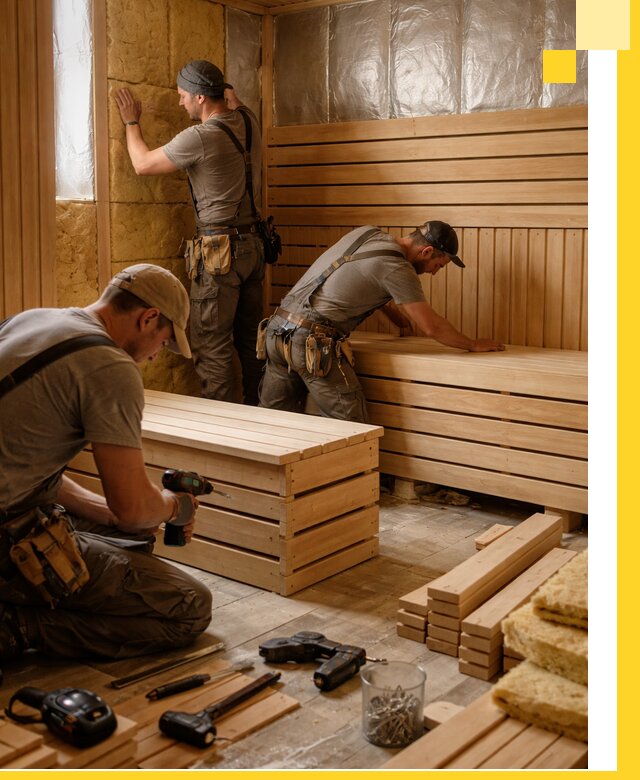 Профессиональное строительство саун под ключ в Донском