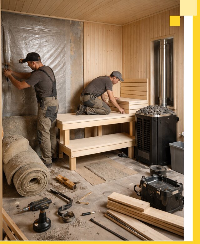 Проекты саун под ключ в Донском дизайн и строительство