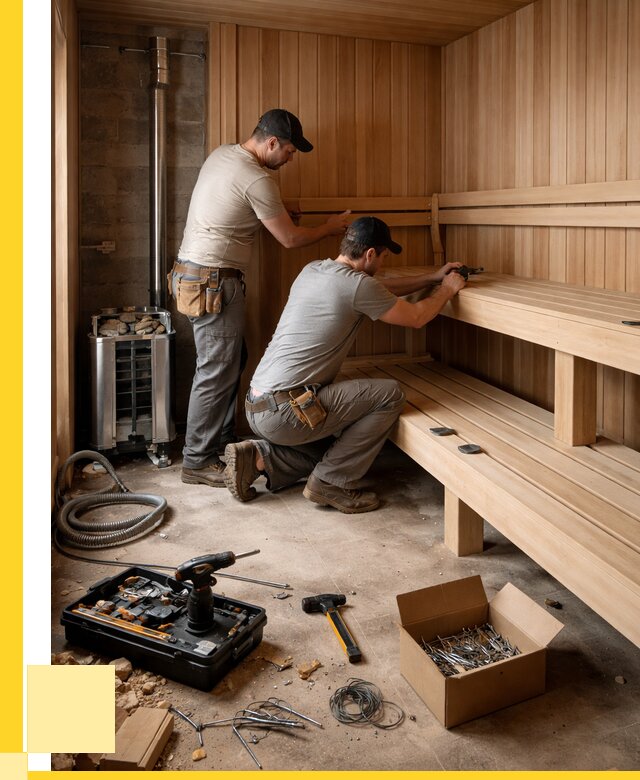 Монтаж саун под ключ в Донском от 121584 р. | ЭриданДнс