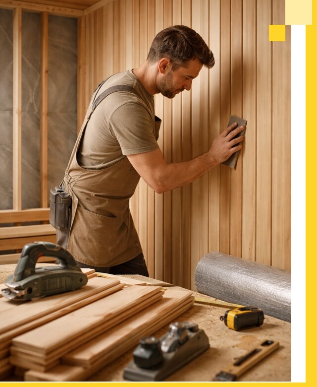 Профессиональная отделка саун и парных под ключ в Донском