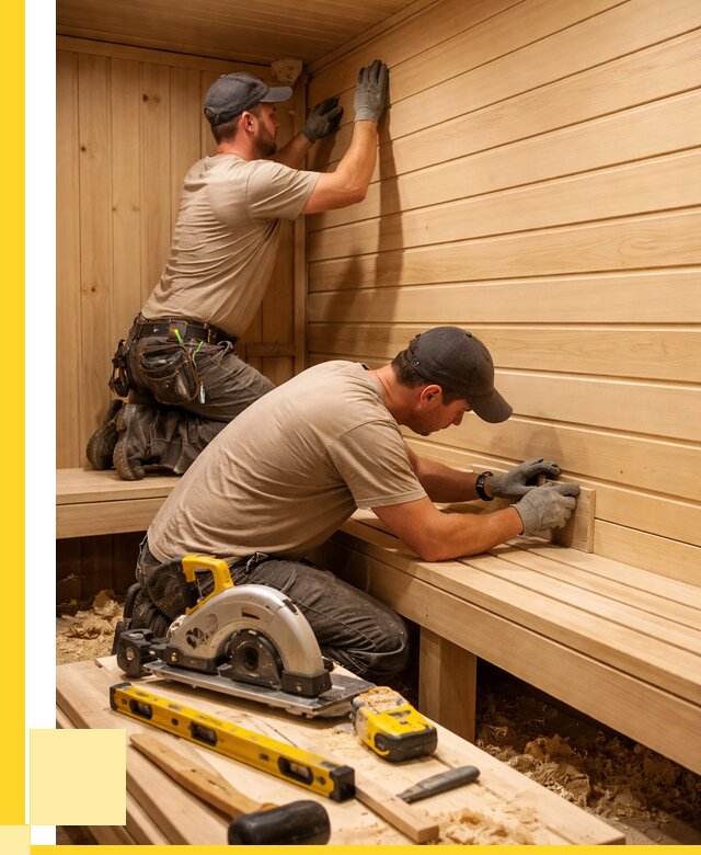 Обшивка саун вагонкой в Донском от 2533 р. | ЭриданДнс