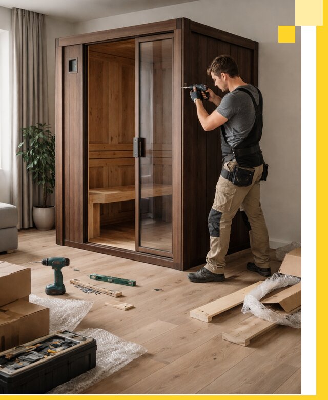 Установка и производство мини саун под ключ в Донском