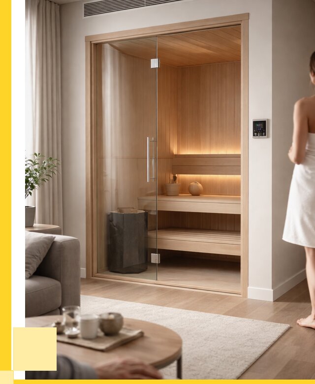 Сауна в квартире под ключ в Донском от 121584 р. ЭриданДнс