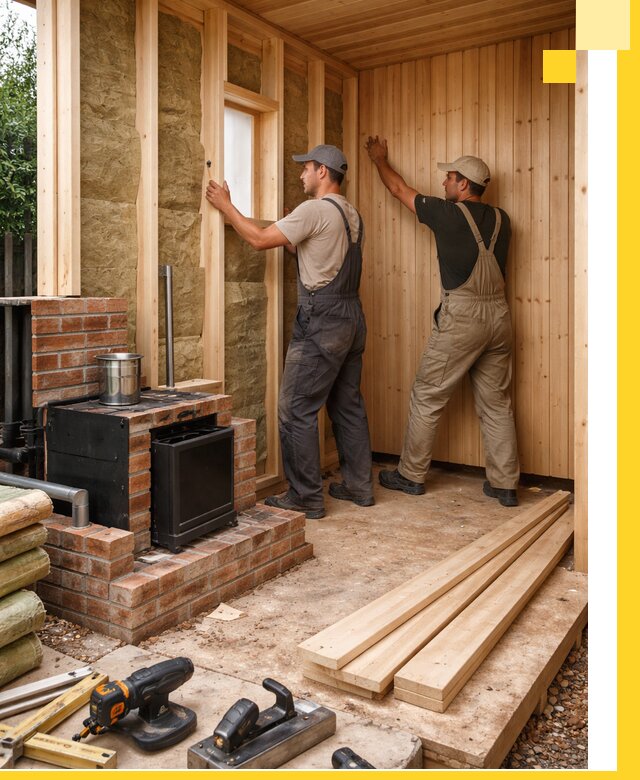 Строительство и установка дачных саун под ключ в Донском