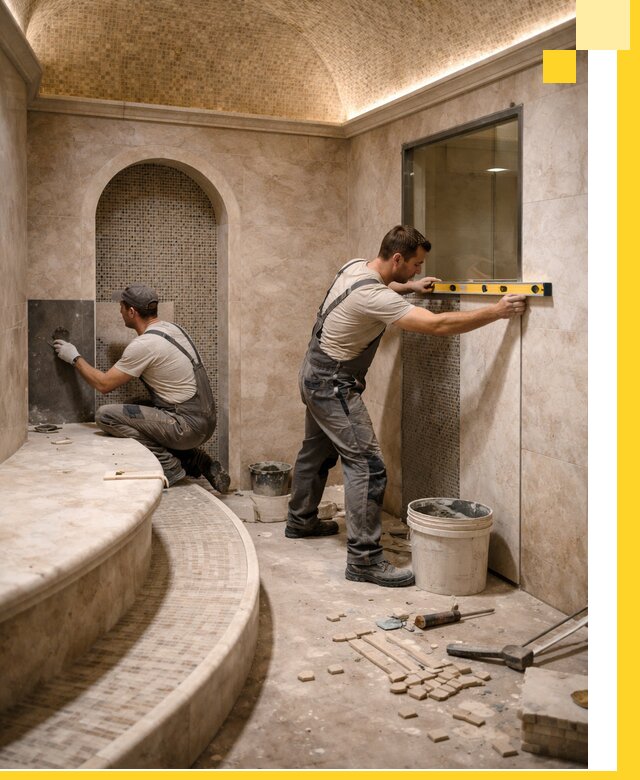 Проектирование и строительство саун с хамамом под ключ в Донском