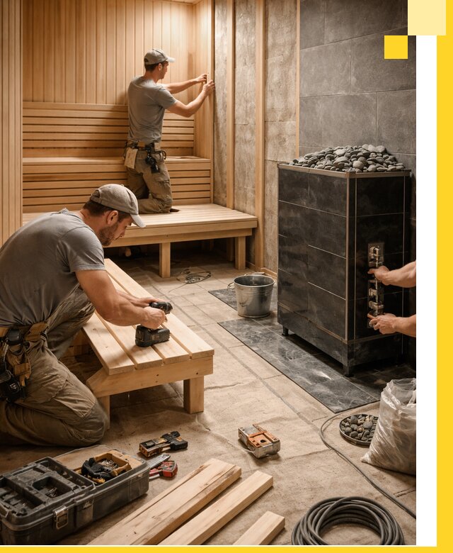 Дизайн и строительство интерьерных саун под ключ в Донском