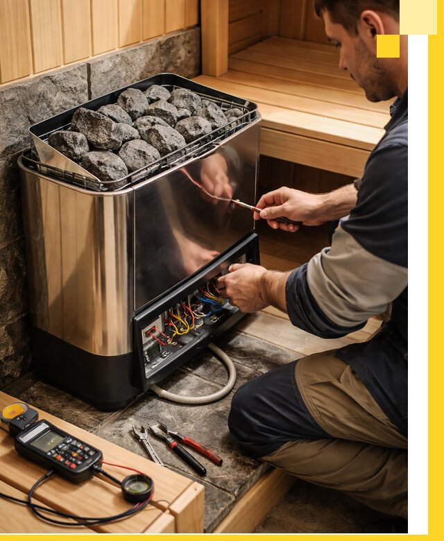 Продажа и установка электрокаменок для саун в Донском