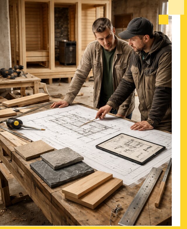 Проекты бань под ключ и планы строительства в Донском