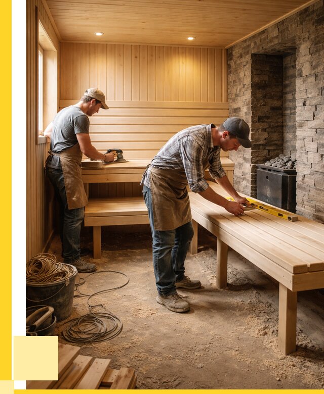 Отделка бани в Донском: внутренняя отделка от 3040 р. | ЭриданДнс