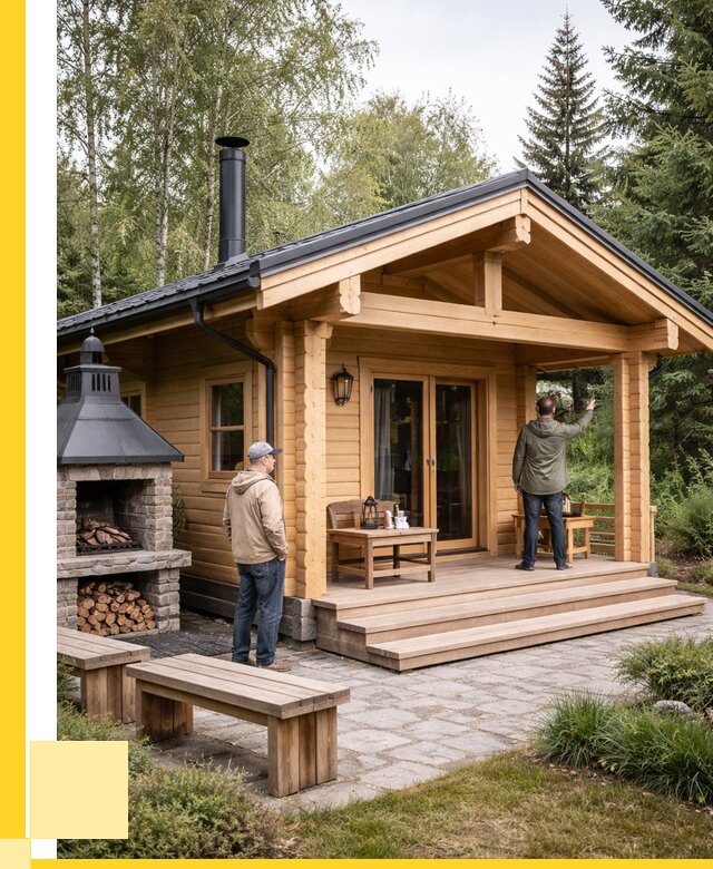 Деревянные бани под ключ в Донском от 455940 р. | ЭриданДнс