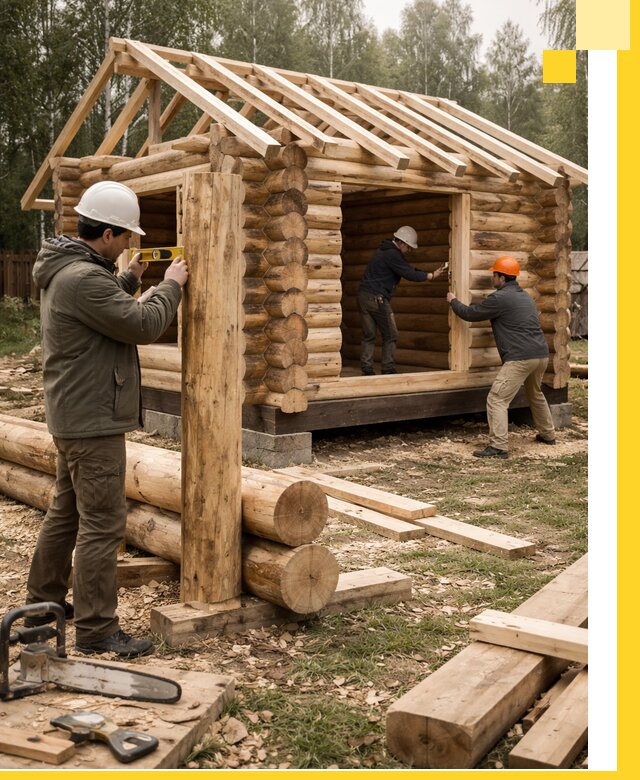 Строительство бань для дачи под ключ в Донском с доставкой и монтажом