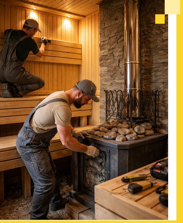 Комплексный дизайн бань, саун и зон отдыха в Донском